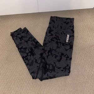 Black Camo Gymshark Leggings